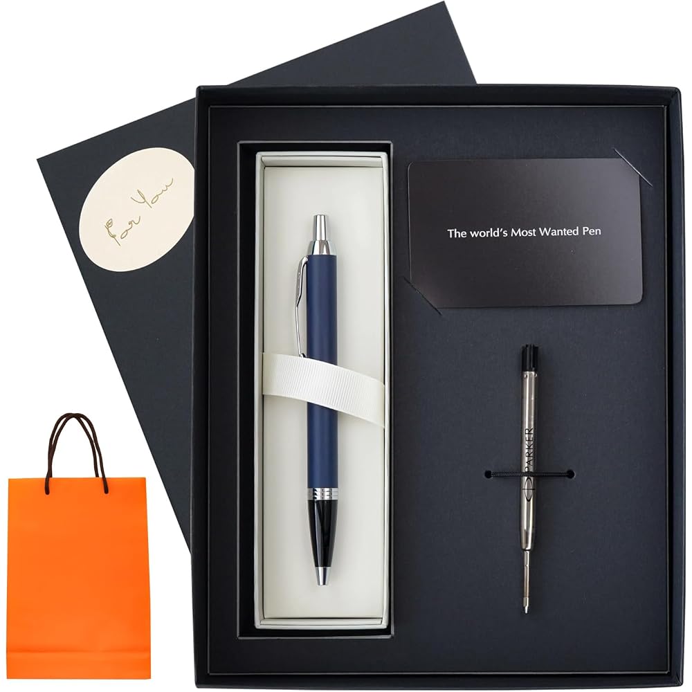 Parker Ballpoint Pen with Warranty, Genuine Refill Set, Luxury Gift, Stylish, Parker, IMCT, 1.0mm...