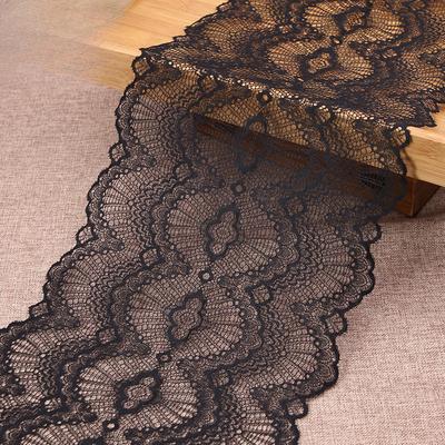 Zwart Wit Kantrand Accessoires Breed Elastisch Holle Mesh Stof Handgemaakt Diy Kleding Sofa Decoratief Kant