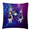 Astronaut Letter Cartoon Pattern  Cushion Cover Pillowcase Home Sofa Car Decorative