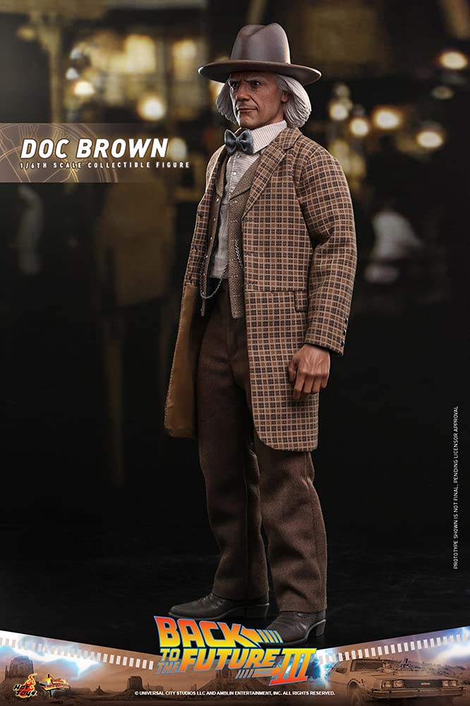 Movie Masterpiece Back to the Future PART3 Emmett Brown Scale Figure Dr. 1/6