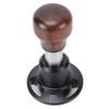 58.5mm Coffee Tamper Constant Pressure Spring Loaded Coffee Press Tamper Stainless Steel with Walnut Handle Threaded