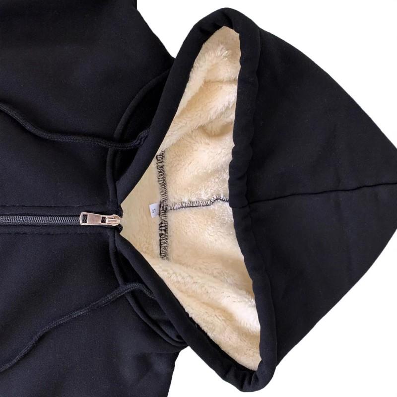 Womens Winter Warm Set Zip-Up Fleece Top Pants 2-Piece Casual Outfit
