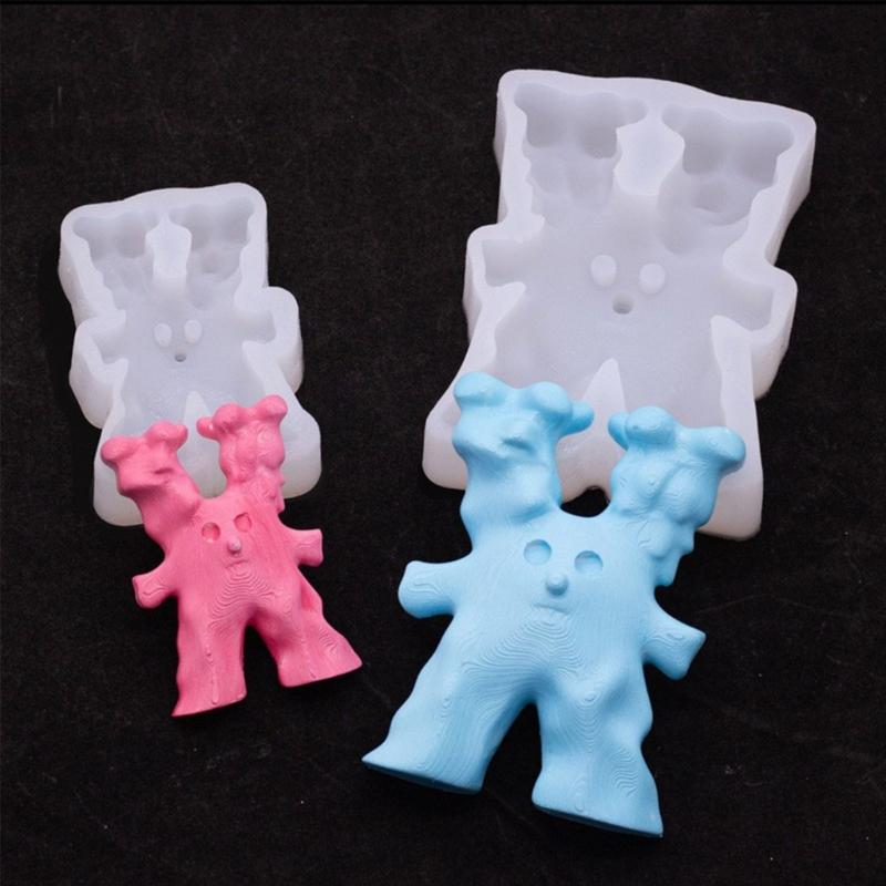 Fondant Silicone Mold Funny Little Monsters Cake Decoration Baking Chocolate Aromatherapys Gypsum Candle Mold