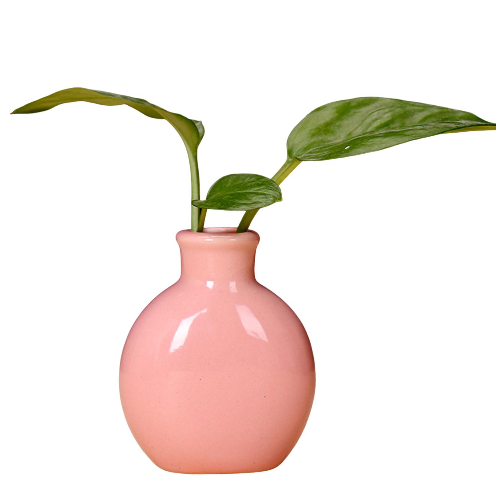

Мини Ваза Орнамент 7,5x6см Керамическая Маленькая Ваза Столовая Гостиная Ванная Комната Настольное Украшение Ваза Реквизит для Домашнего Декора розовый