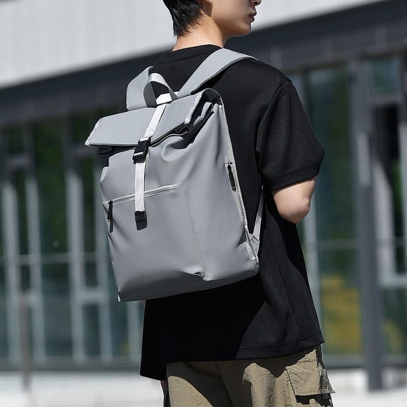 Solid Color Backpack,Students Large Capacity Computer Backpack, College Students SchoolbagIdeal for School,Travel,Outdoor Sports