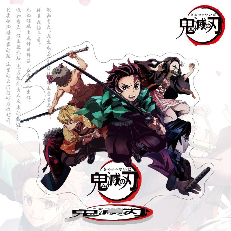 High Quality Anime Demon Slayer Kimetsu no Yaiba 1 40 Large Acrylic Stand Figure Display Statue Kamado Tanjiro Nezuko Merchandise