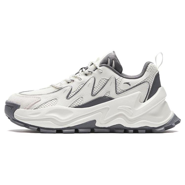 New Anta Hot Cushioning Low-Top Casual Shoes Women's White Gray 922348886-2