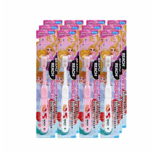 .co.jp Exclusive Reach Kids Disney Princess Toothbrush Set of 12 for Teeth Replacement