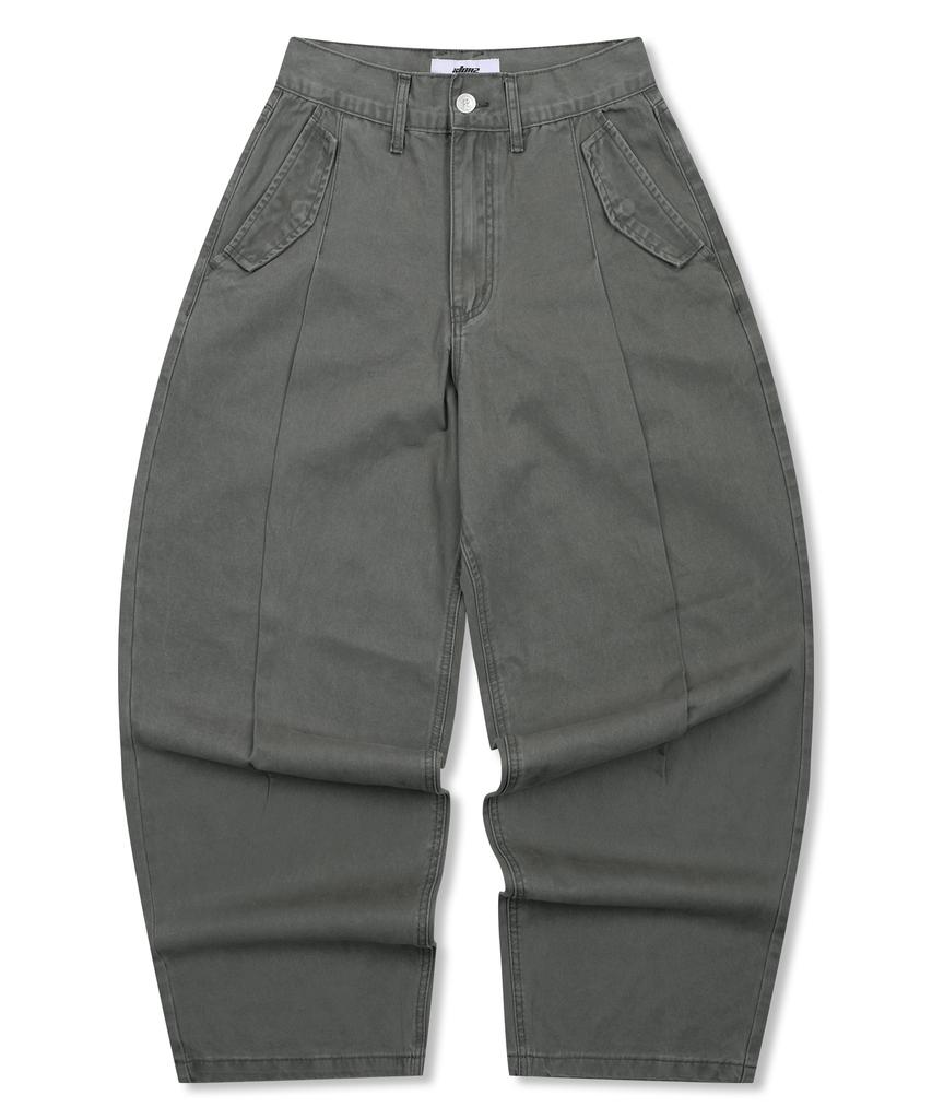 XTONZ Xp306 Fade Wash Balloon Cotton Pants (Khaki)