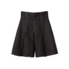 Jill by Jill Stuart Women's High-Waisted Tucked Mini Skirt Casual Pants, Black