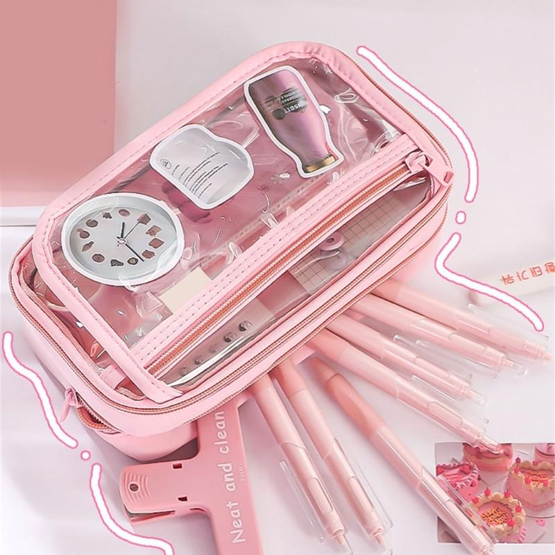 Pencil Pouch Pen Bag Simple Pencil Case Large Capacity Pencil Bag Pen Pouch Aesthetic Pen Case Back to School Supplies