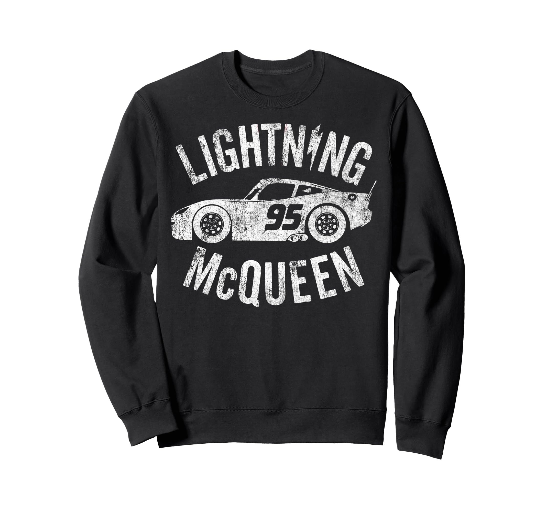

Disney Pixar Cars Lightning McQueen Distressed Side Shot Sweatshirt