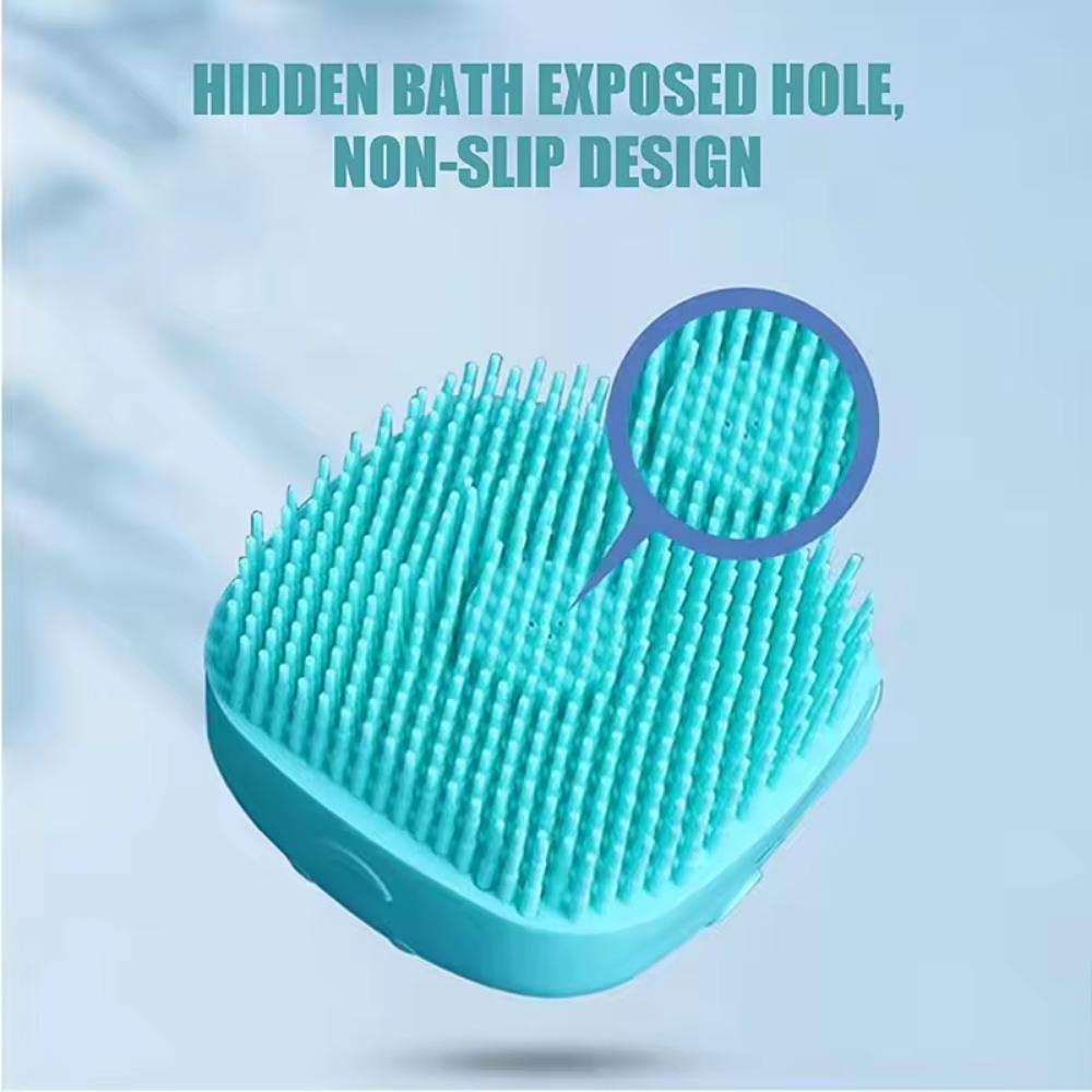 Pet Grooming Shower Brush Silicone Massage Pet Accessories For Dogs Shampoo Massager Brush Bathroom Puppy Cat Massage Comb