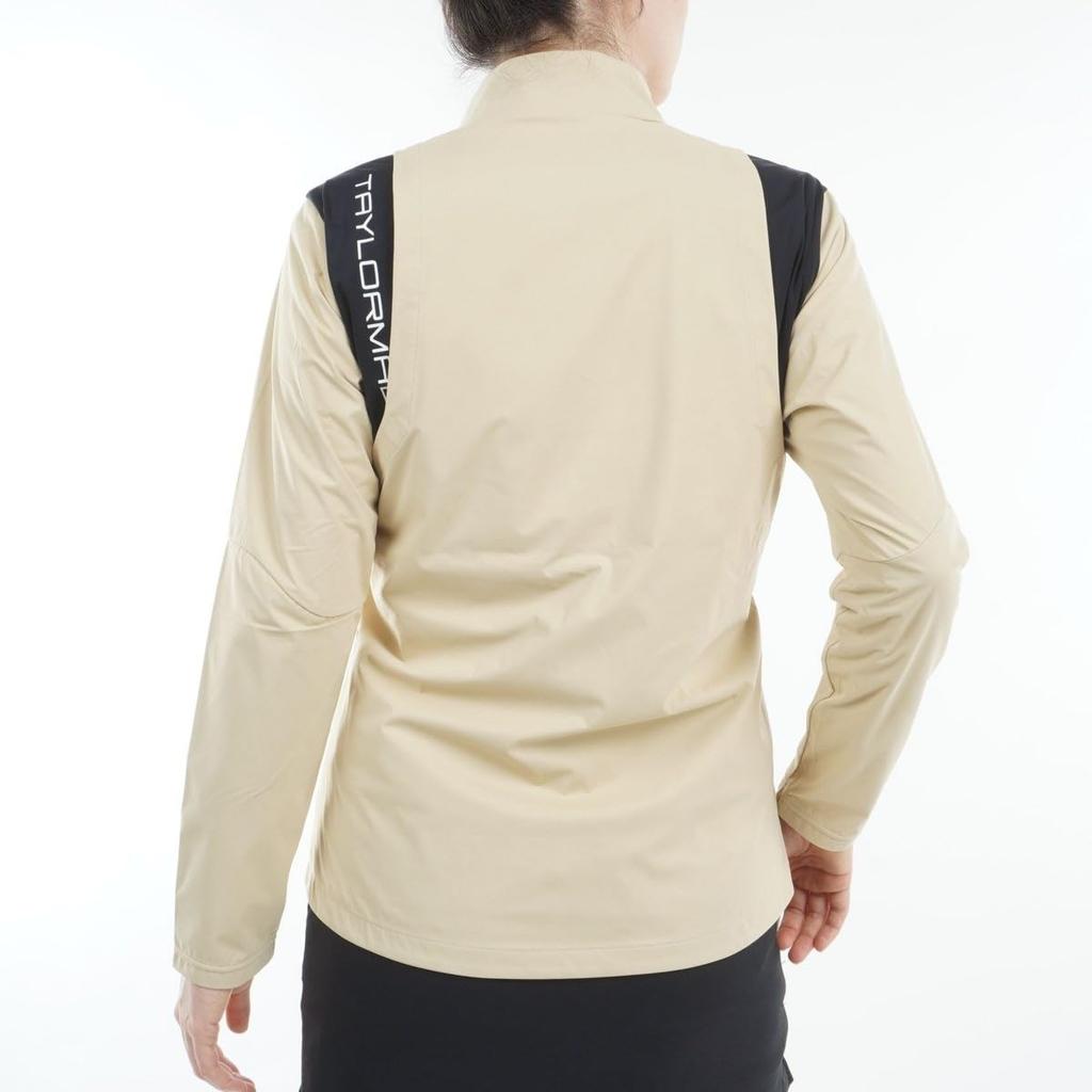 TaylorMade Double-Layer Wind Jacket, Beige, Size Small, Women's, 2024FW UN385
