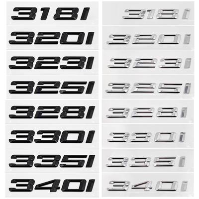 ABS Samochód Tylny Bagażnik Litery Logo Odznaka Emblemat Naklejka Dla Seria 3 316i 320i 325i 328i 330i 335i E46 E90 E91 F30 F31 F34 G20
