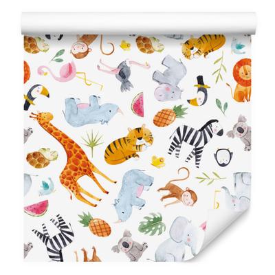 Safari Animals Wallpaper for Living Room and Bedroom 50x1000