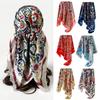 90*90cm Bandana Scarf Imitation Silk Shawl Wrap Fashion Hair Band  Fashion Accessory