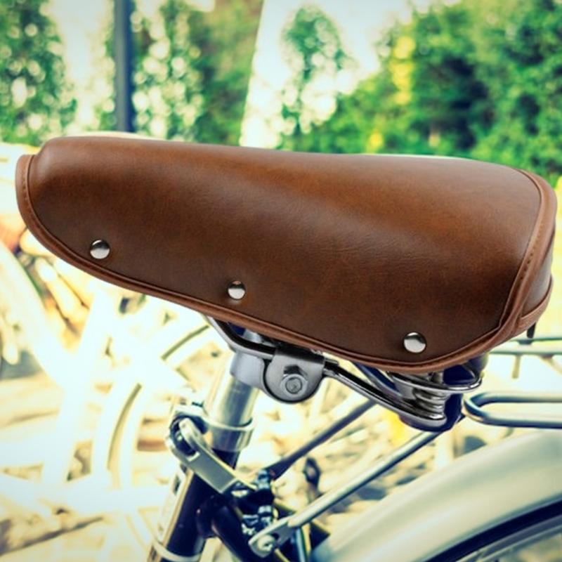 Selle da Bicicletta Comode in Ecopelle Morbide Imbottite Selle da Ciclismo per Migliorare il Comfort in Bici