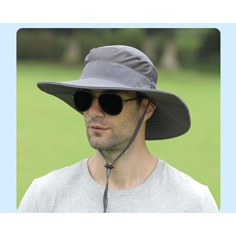 Fisherman Hat Men Sun Hat Summer Outdoor Quick Dry Sun Protection Hat Fishing Hat Breathable Sun Hat Women Face Covering Hat