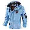 Men's Hooded Winter Jacket with Multiple Pockets, Red-Black Plaid Lining, and Adjustable Cuffs - Beige, Black, Army Green