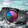 New Fashion Watches Men Luxury Casual Quartz Wristwatches 30M Waterproof Mesh Strap Colorful Womens Watch Reloj Hombre