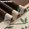 1PC NAPEARL 80% Blackout Curtain Vintage Cream Colored Thick Curtains Rustic Style Printed Curtains for Bedroom Living Room Window for Home Decor