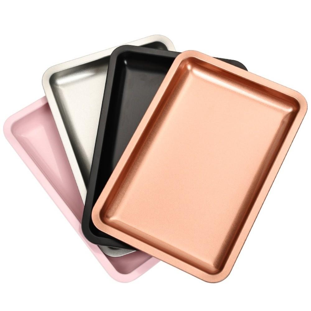 Nail Art Cosmetic Storage Tray Stainless Steel False Nails Dish New Manicure Plate
