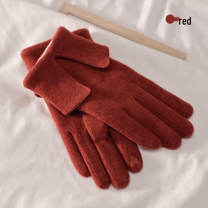 

golovejoy DY49 Женские зимние кашемировые перчатки с манжетами One Size