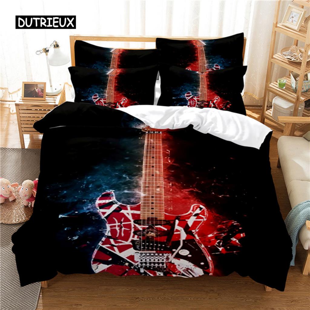 Comfortable Stylish Pattern Duvet Cover Set With Duvet Cover And Pillowcases King Queen Twin Sizes For All Ages