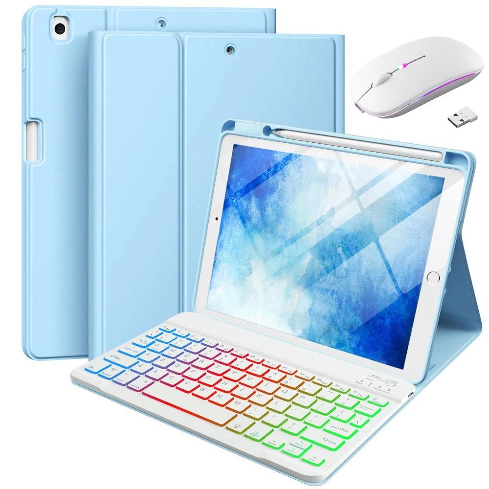 Keyboard case for iPad 11 A16-inch, with backlit keyboard and mouse.