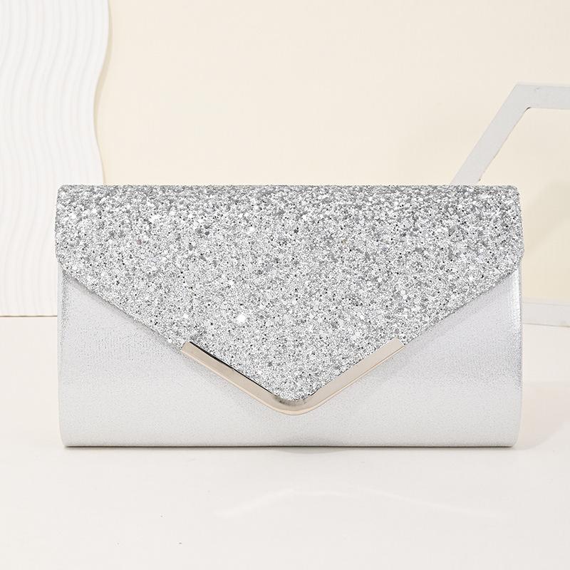 2025 Sequin Evening Makeup Clutch - Shiny Color