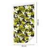 Military Camouflage Wallpaper Yellow and White for Living Room and Bedroom 50x1000