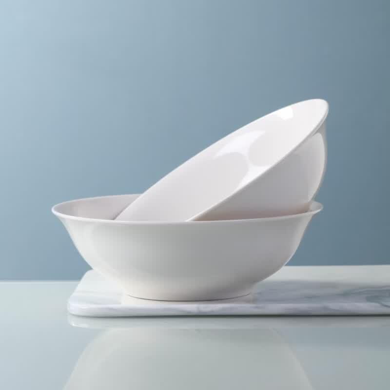 Jingdezhen Underglaze Ceramic Soup Bowls (Set of 2)