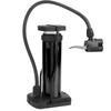   Bike Pump Portable   Motorcycle Foot Pumps Aluminum Alloy (Black)