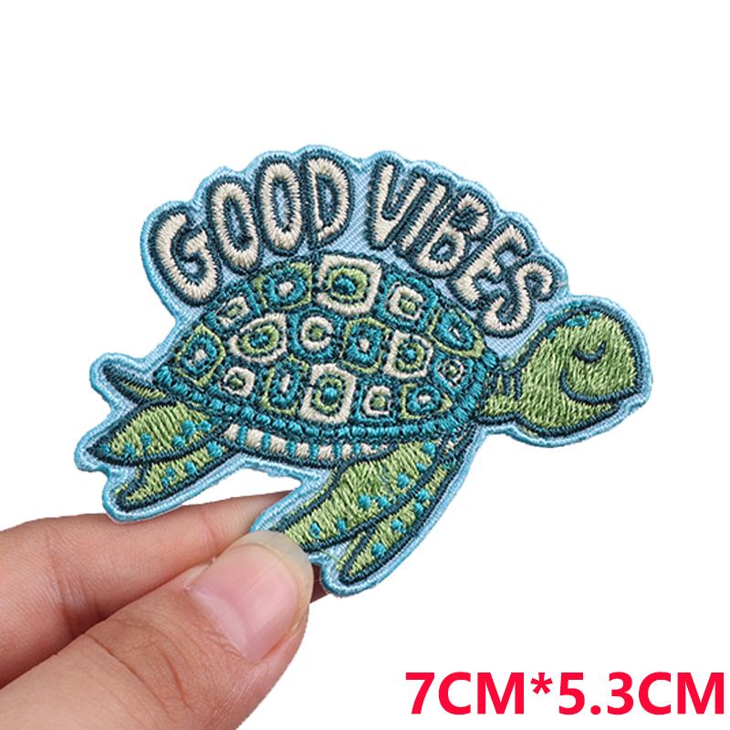 NEW Frog Cat Patch Cute Animal Embroidered Patches For Clothes Cartoon Patch Iron On Patches For Clothing Jackets Hats Sew DIY