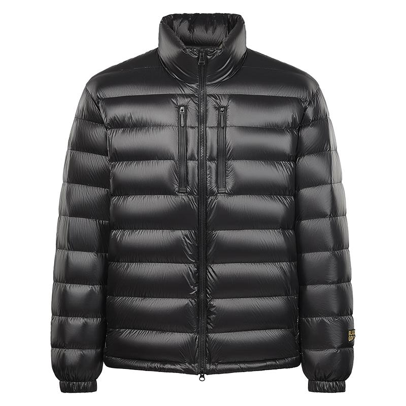 Gaofeng Black Gold Men s Stand Collar Short Goose Down Jacket 3XL чёрный
