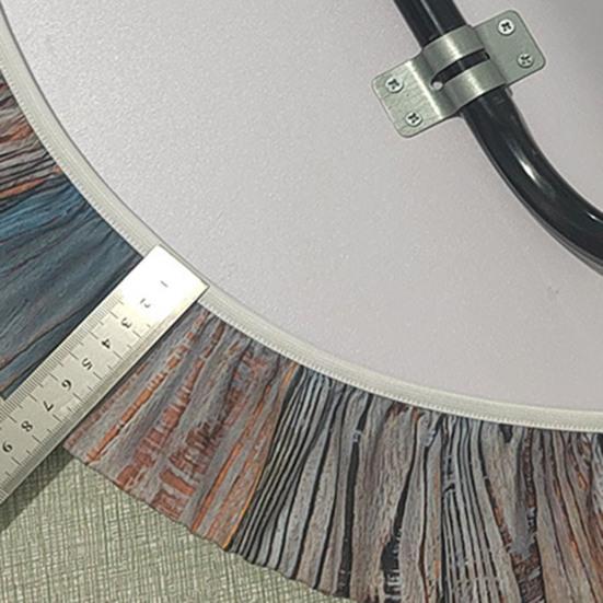 Oval Wood Grain Tablecloth Fitted Tablecloth with Elastic Edges Rustic Waterproof Table Cover for Home Farmhouse Indoor Outdoor Dining