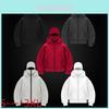 Kapuzenpullover mit Tiermuster und 3D-Stickerei für Streetwear und Freizeit