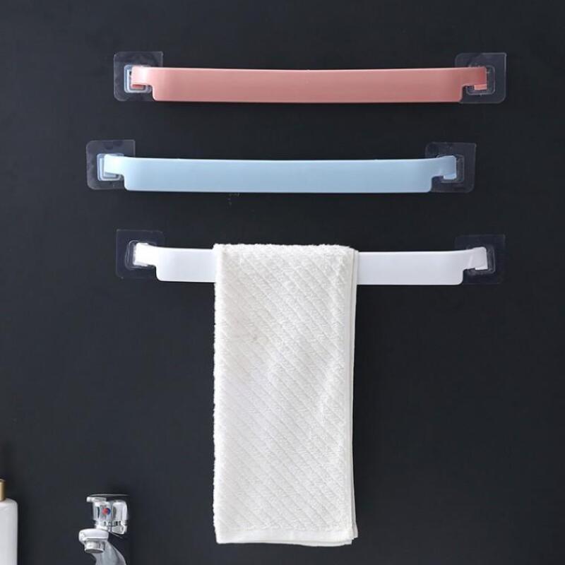 

Toilet Bathroom Shower Kitchen Non-perforated Towel Rack white