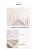 Luxurious Mulberry Silk French Nightgown - Women's V-Neck, Wide Shoulder Straps, Mid-Length