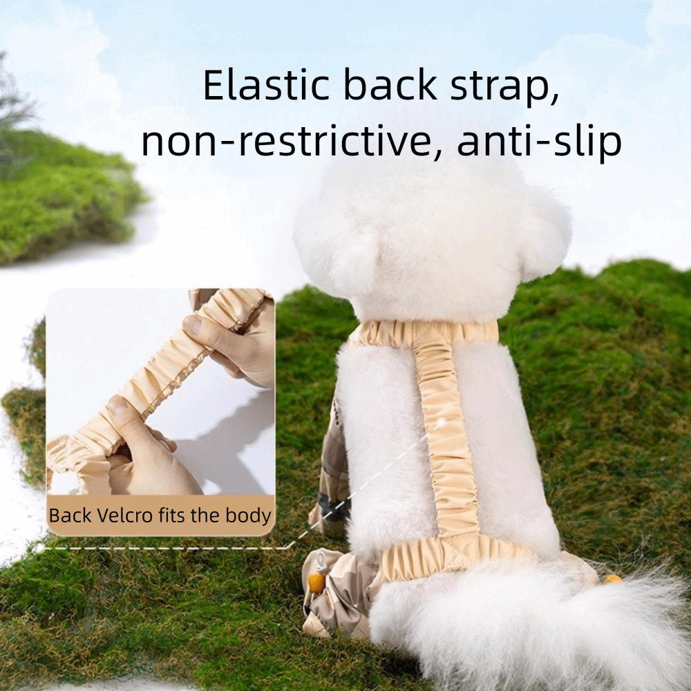 Full Leg Protection Reflective Stripe Pet Pants Adjustable Dog Jumpsuit Shoes Walking