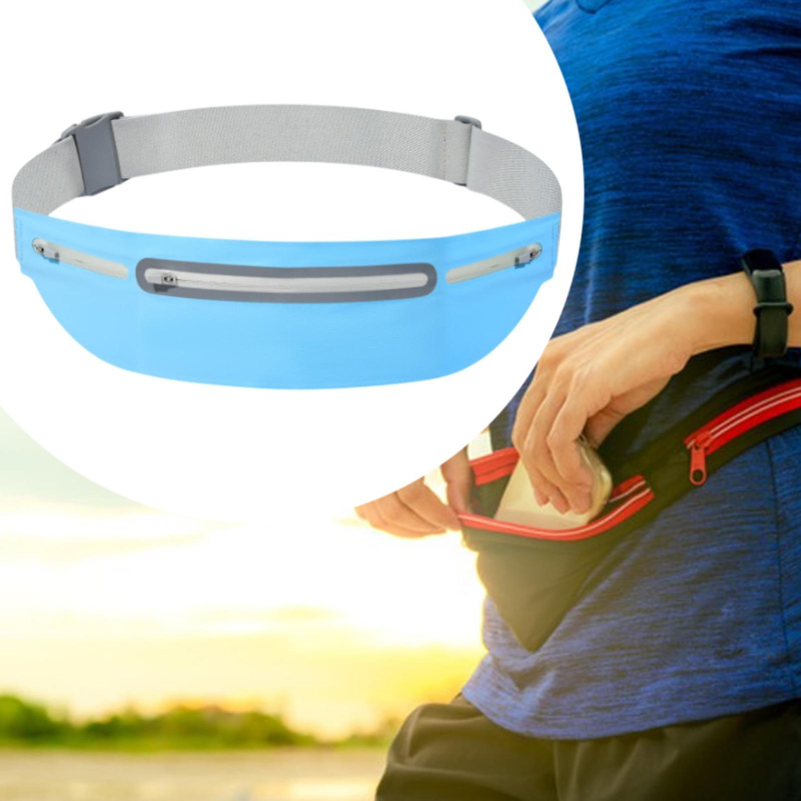 Беговая поясная сумка Fanny Pack для бега, многофункциональная универсальная сумка для бега синий