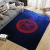 PSV Eindhoven Flannel Pattern Square Carpet,Area Rug,Carpet Rug for Living Room Bedroom Sofa Playroom Decor,Non-slip Floor Mat
