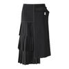 RECODE Unbalanced Pleated Skirt_Rqkam24532Bkx