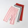 Girls' Safety Pants Solid Color Elastic Children's Shorts