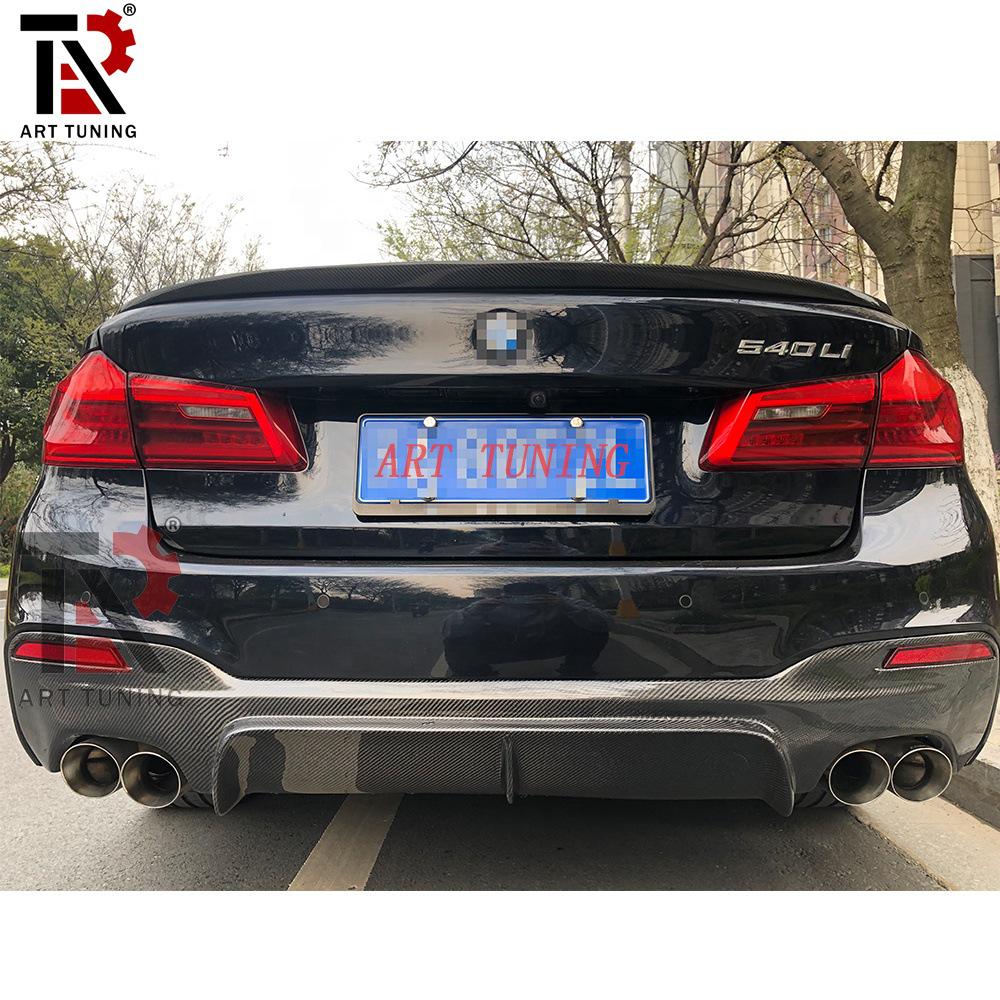 BMW 5 Series G30/G38 Carbon Fiber Rear Lip Spoiler Kit