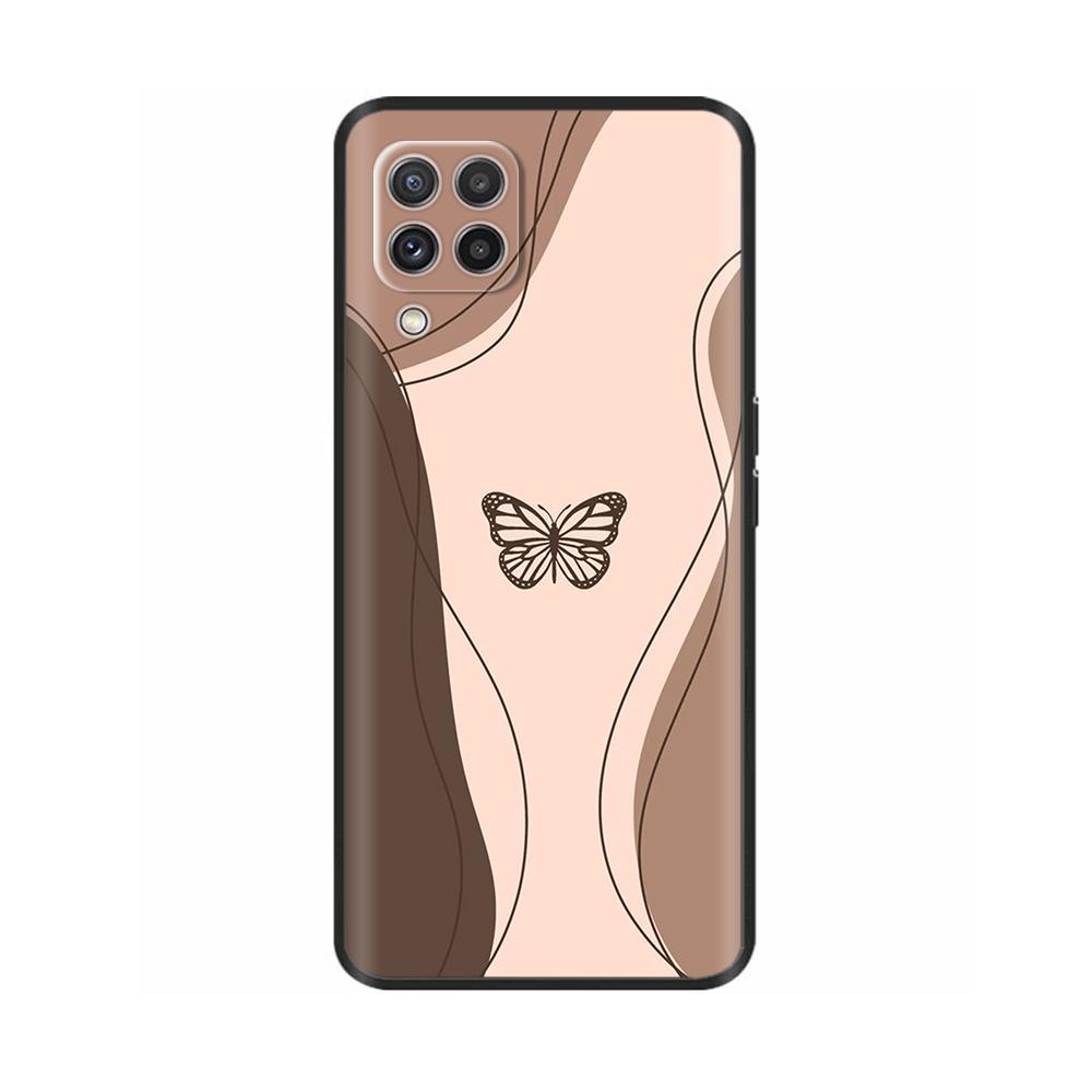 For Samsung Galaxy A22 Case A225F Cute Soft Smooth Liquid Silicone Protection Phone Cover For Samsung Galaxy A22 5G Case A22S