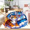 1pc Dragon and Tiger Print, Design Indoor Area Rug, Soft, Anti-Slip, and Durable Gaming Room Decor for Bedroom, Living Room, and Exercise Ru