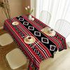1pc Tablecloth, Vintage, Bohemian Tablecloth, Rectangle - Tablecloth For Dining Room, Office, Writing Table, Home Decor, Kitchen