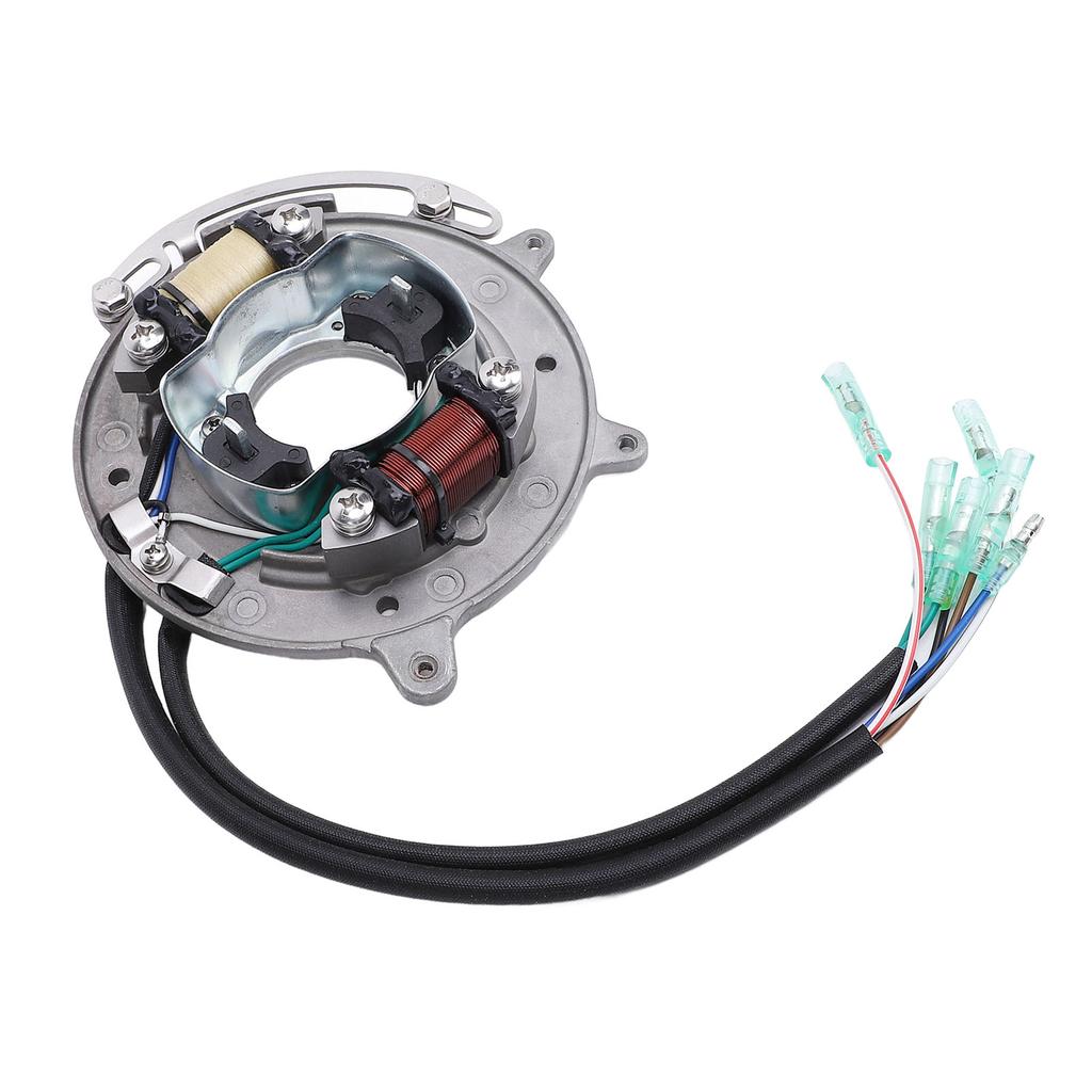 Bootsmotoren Zündspulenbasis Baugruppe Aluminium Eisen Verbessern die Startleistung 69P 85560 00 für 2-Takt 25 30 PS Außenbordmotor